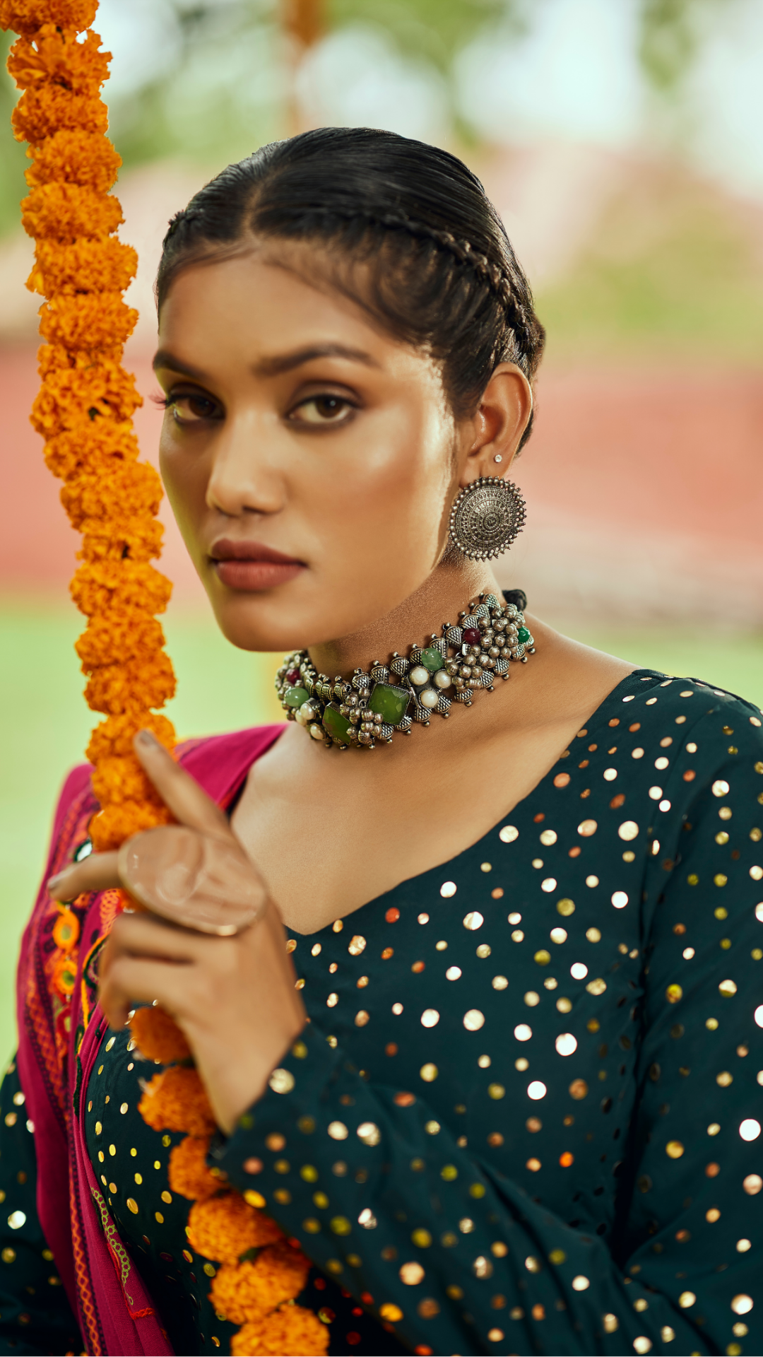 Yellow Maslin Cotton Digital Printed Work Navratri Lehenga