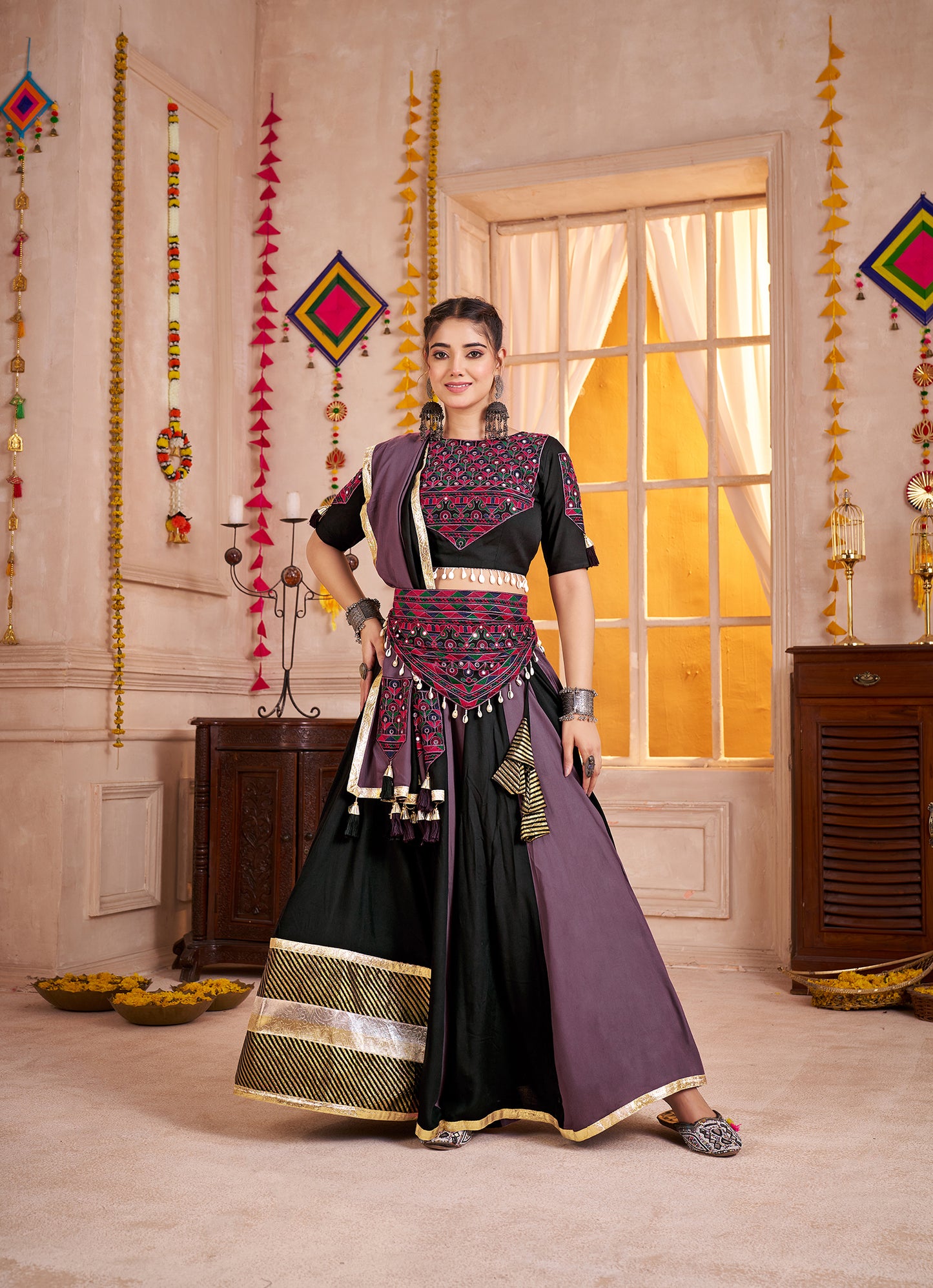 Premium Quality Multi Color Navratri Chaniya Choli