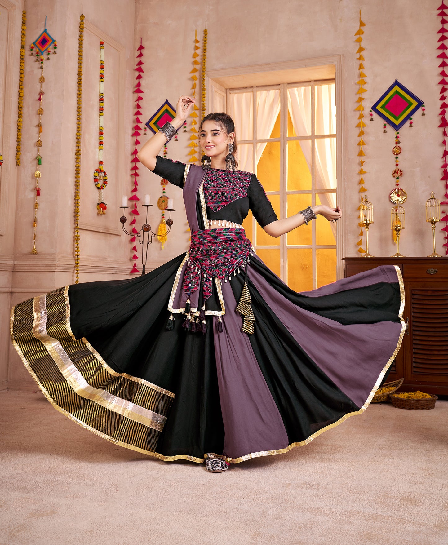 Premium Quality Multi Color Navratri Chaniya Choli