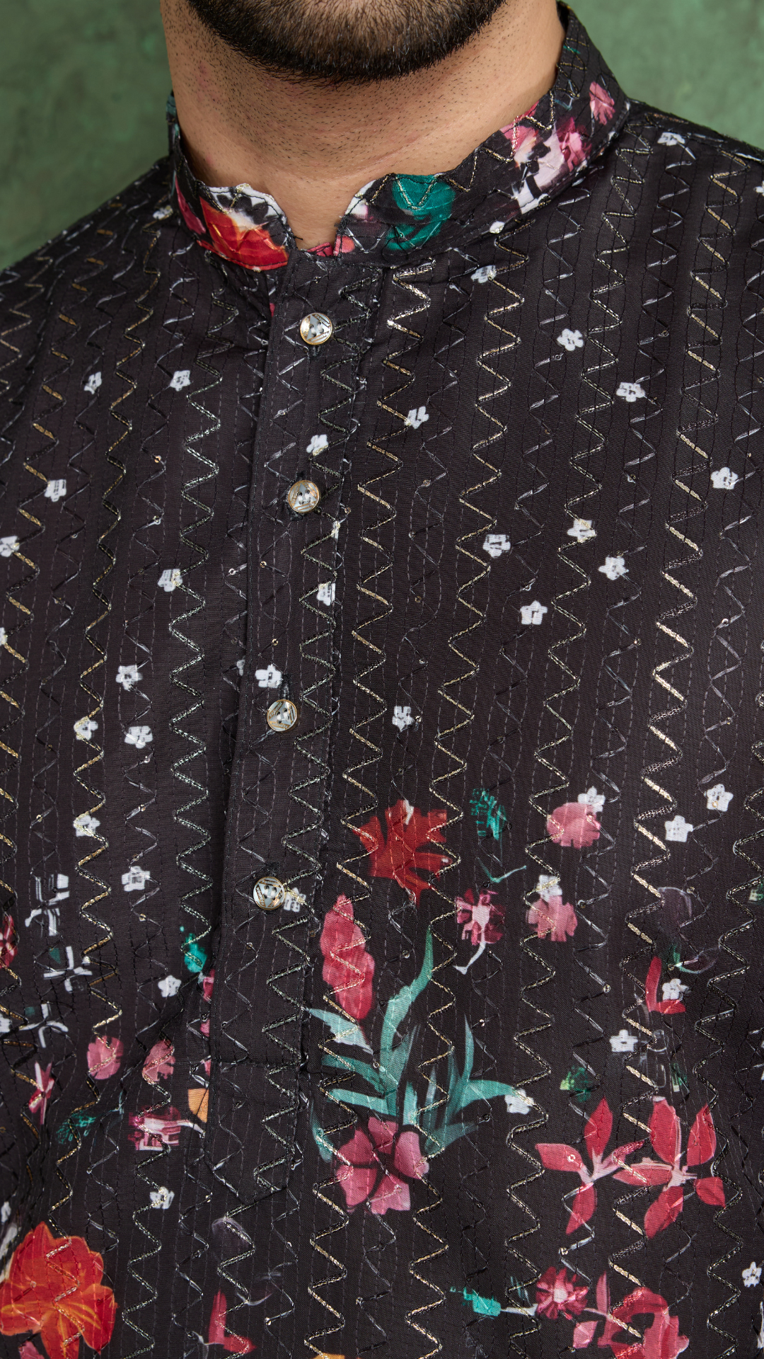 Classy Black Comfortable Kurta Clothes for Men