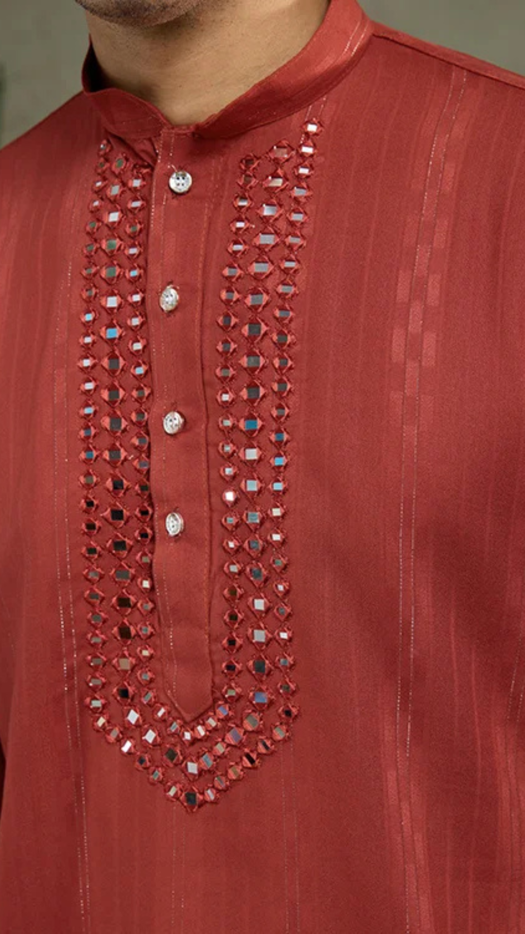 Festive Rust Orange Ultimate Guide to Menswear Kurta & Dupatta