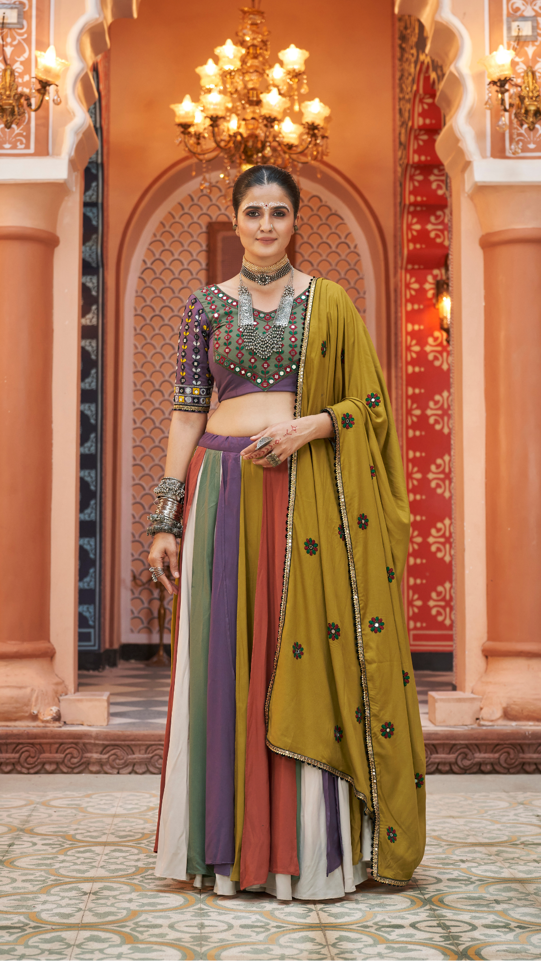 Designer Colorful Navratri Chaniya Choli for Women