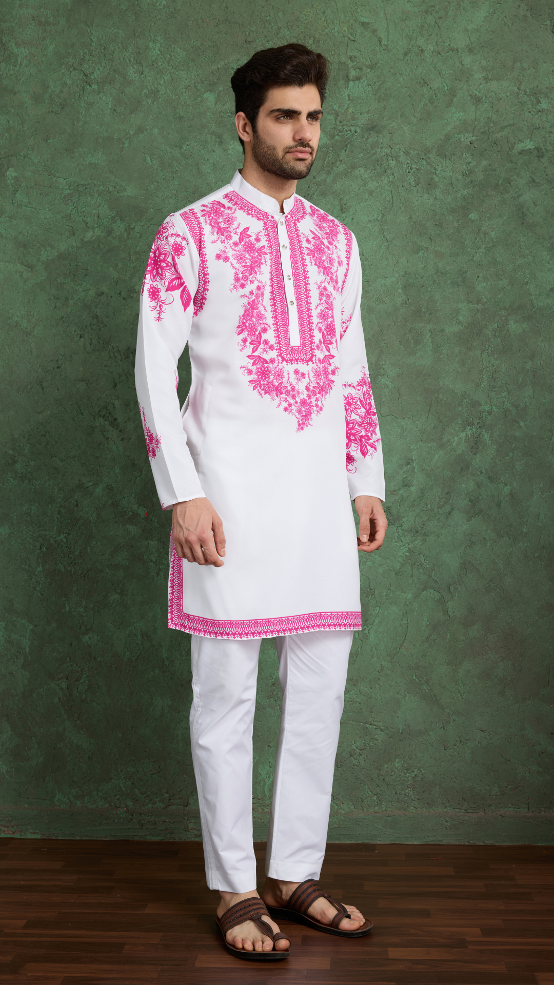 Digital Printed Ready to Wear Kurta and Pajama for Men