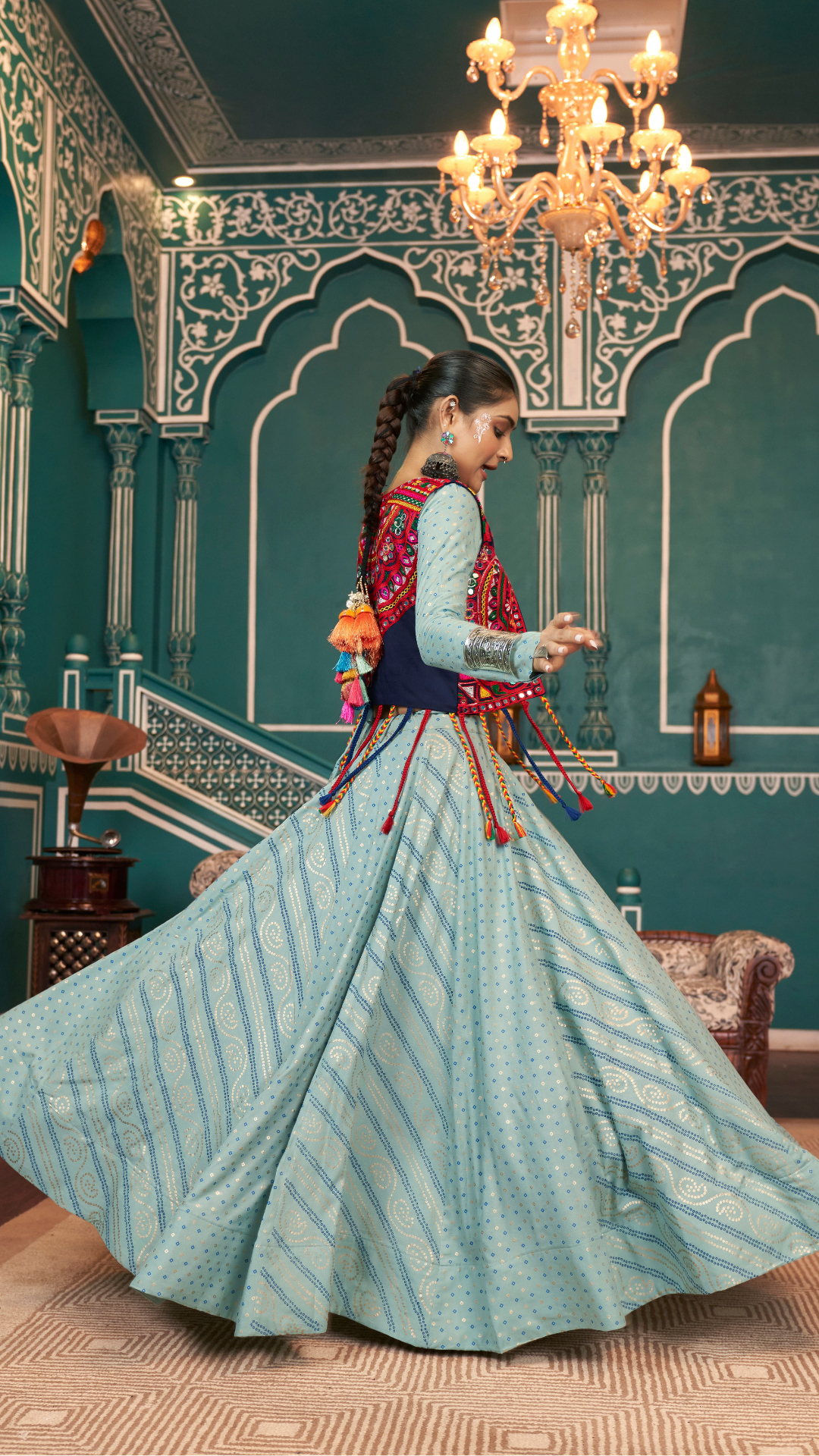 Fancy Jacket Style Navratri Special Chaniya Choli Collection