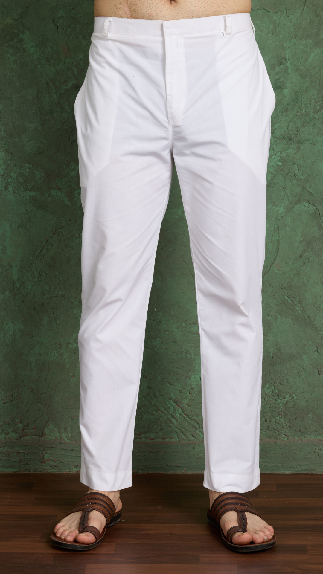 Ethnic Style White & Pink Designer Kurta for Men