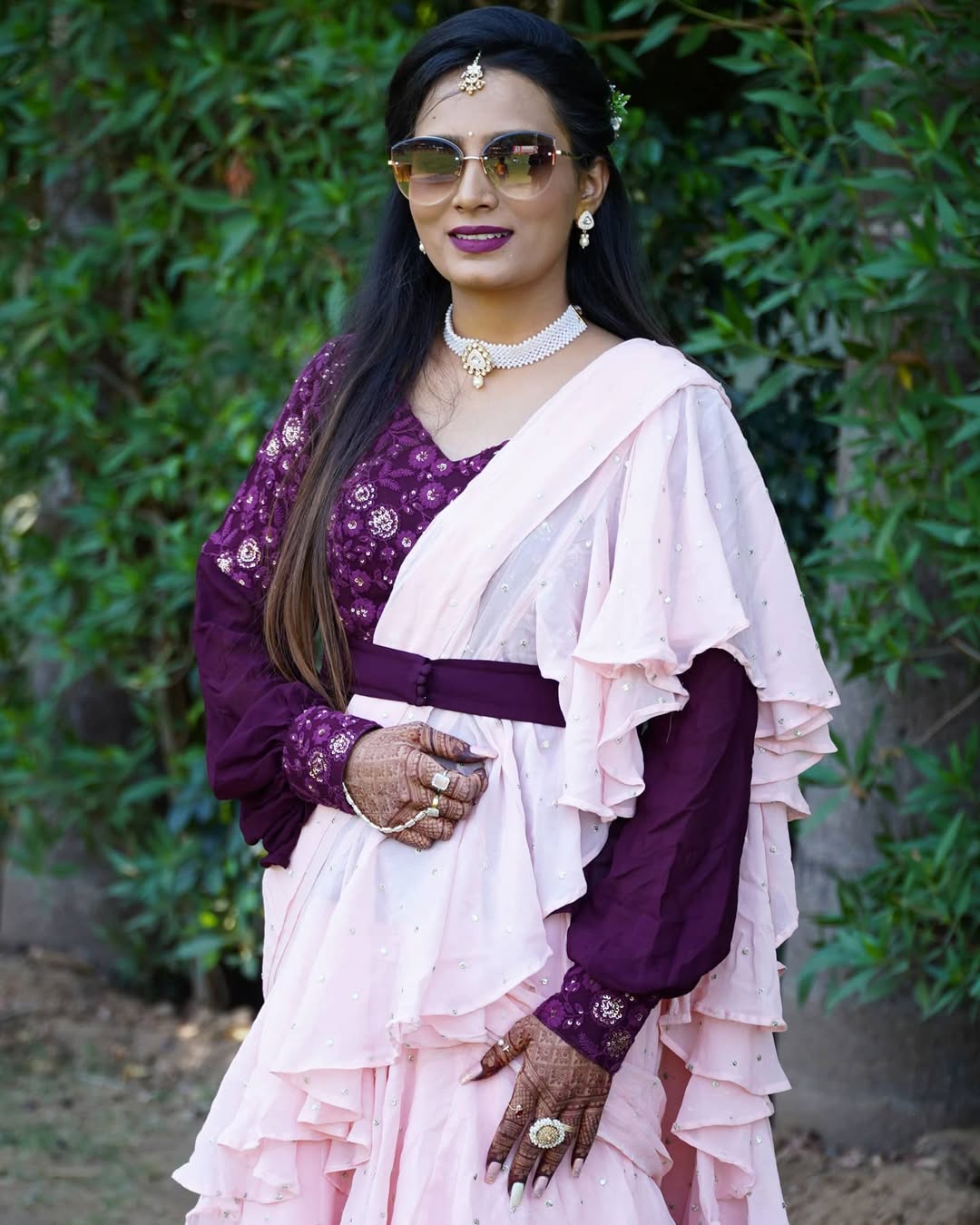 RUFFLE READY TO WEAR SAREE