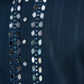Teal Blue Viscose Rayon Kurta with Mirror Work