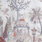 Designer White Silk printed kurta for men