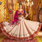 Designer Beige Ready to Wear Chaniya Choli for Navratri