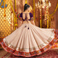 Designer Beige Ready to Wear Chaniya Choli for Navratri