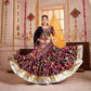 Premium Black Cotton Printed Navratri Chaniya Choli