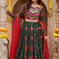 Green Embroidered Perfect Beautiful Navratri Special Chaniya Choli