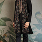 Royal Black Mirror Kurta with Dupatta Set for Wedding Functions