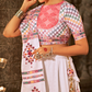 White Jacquard Cotton Traditional Chaniya Choli for Navratri