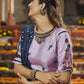 Dusty Pink Silk Digital Printed Work Navratri Lehenga