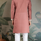 Cultural Wear Pastel Chocolate Kurta for Men
