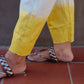 SHIBORI WHITE AND YELLOW CO-ORD SET