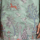 Premium Pista Green Viscose Silk party wear kurta for men