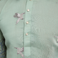Premium Pista Green Viscose Silk party wear kurta for men