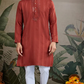 Festive Rust Orange Ultimate Guide to Menswear Kurta & Dupatta