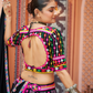 Navratri Special Purple Mirror Work Color Chaniya Choli