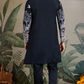 Beautiful Black Viscose Silk Kurta Mens wear Collection