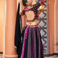 Navratri Special Purple Mirror Work Color Chaniya Choli