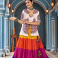 White Color Jacket Style Chaniya Choli for Navratri