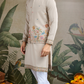 Stylish Ivory Men's Kurta Koti Set – Elegant & Trendy