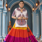 White Color Jacket Style Chaniya Choli for Navratri