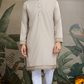 Stylish Ivory Men's Kurta Koti Set – Elegant & Trendy