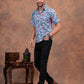FLORAL HANDBLOCK PRINTED SHIRT