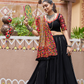 Heavy Dupatta with Black Chaniya Choli for Navratri
