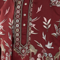 Wedding Special Maroon Kurta Pajama with Open Koti for Men
