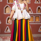 Multi Color Designer Jacket with Ghagra Choli for Navratri