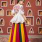 Multi Color Designer Jacket with Ghagra Choli for Navratri