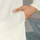 Wedding Special White Mirror Work Kurta with Dupatta for Men