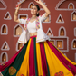 Multi Color Designer Jacket with Ghagra Choli for Navratri