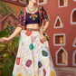 Beautiful White Jacket Style Navratri Lehenga Choli