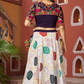 Beautiful White Jacket Style Navratri Lehenga Choli