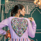 Jacket Style Stylish Look Chaniya Choli of Navratri