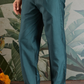 Traditional Green Kurta Pajama with Stylish Open Jacket