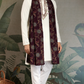 Wedding Special White Mirror Work Kurta with Dupatta for Men