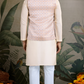 Traditional Beige Kurta Set with Koti Jacket