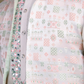 Off-White Roman Silk Kurta with Jacquard Open Koti Set