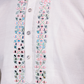 Off-White Roman Silk Kurta with Jacquard Open Koti Set