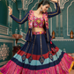 Multi Color Jacket Style Navratri Special Ghagra Choli