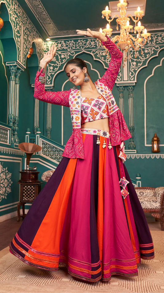 Celebrate Designer Navratri Special Ghaghra Choli for Women