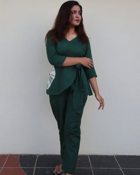 SHIBORI GREEN CO-ORD SET