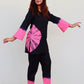 SHIBORI BLACK AND PINK  CO-ORD SET